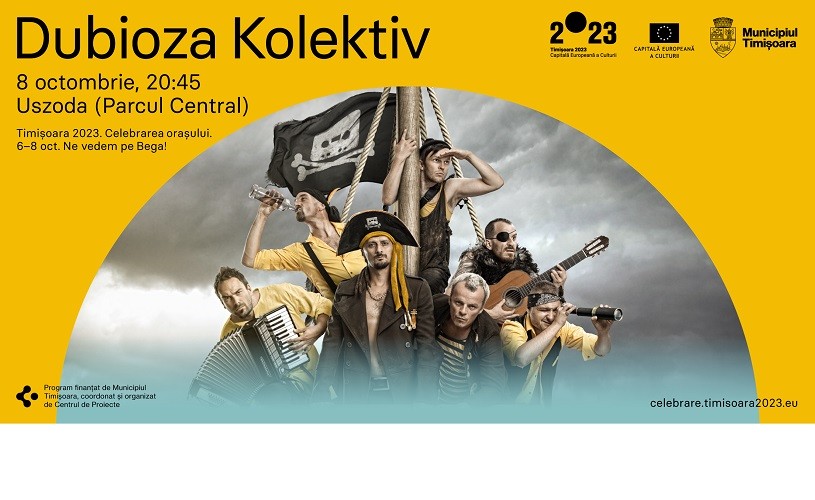 Dubioza Kolektiv, Domino, Guess Who, Brigada D și Qinta Spartă în concert pe Bega, la „Timișoara 2023. Celebrarea orașului”