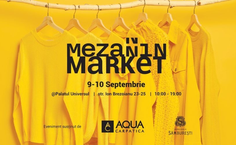 Mezanin Market deschide sezonul târgurilor de toamnă la Palatul Universul, Cișmigiu pe 9 și 10 septembrie