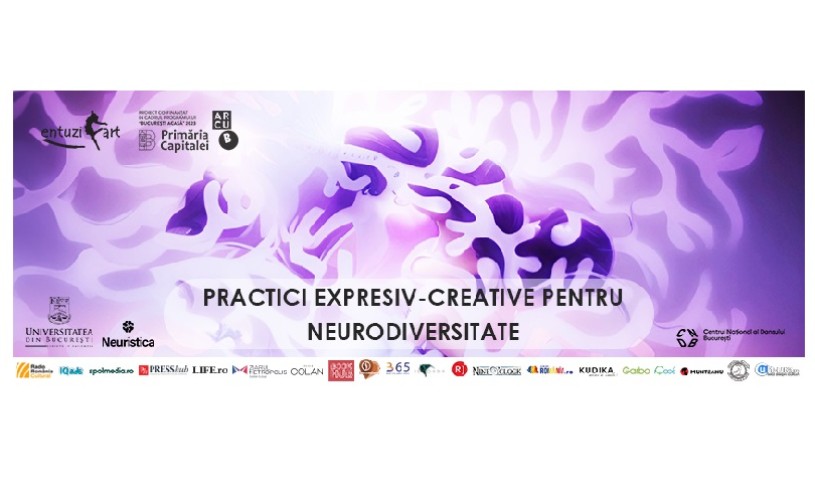 Practici expresiv-creative pentru neurodiversitate, un proiect de terapie prin artă dedicat copiilor neurodivergenți și pacienților cu boala Parkinson