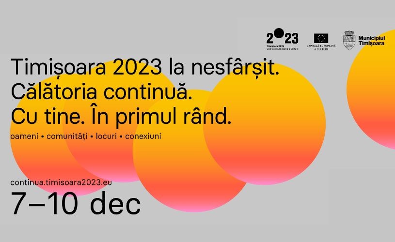 Artiști consacrați vor presta în cadrul evenimentului „Timișoara 2023 la nesfârșit”