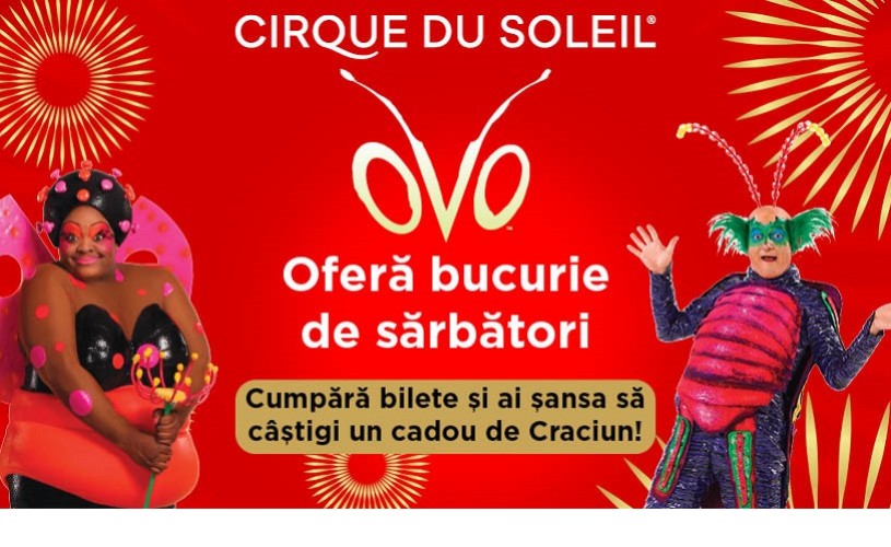Un spectacol plin de culoare și energie pentru toate vârstele, marca Cirque du Soleil