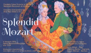 Opera Națională București va găzdui „Splendid Mozart”, concert extraordinar de Anul Nou