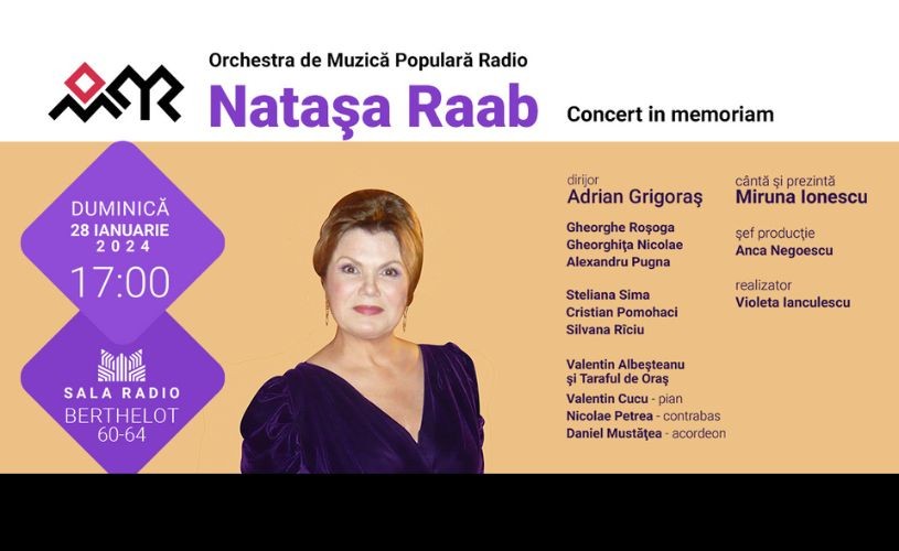 Concert în memoriam NATAȘA RAAB