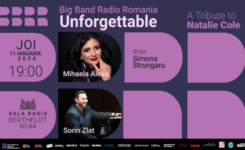 „Unforgettable: A Tribute to Natalie Cole” :  primul concert al Noului An la Sala Radio