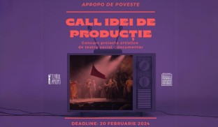 Concurs proiecte artistice de teatru social / documentar: APROPO DE POVESTE