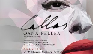 Callas – Oana Pellea, o producție originală, la intersecția dintre teatru și operă, pe scena Operei Naționale București