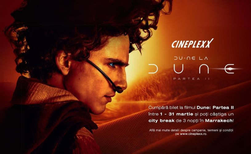 Fanii DUNE au acum o șansă unică de a câștiga un city break în Marrakesh pentru 2 persoane