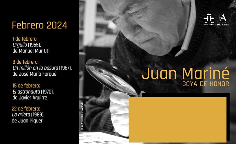 Cineastul spaniol Juan Mariné – Laureat al Premiului Goya de Onoare 2024