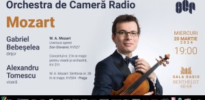 100% Mozart cu Gabriel Bebeșelea și Alexandru Tomescu
