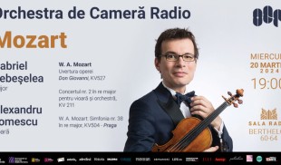 100% Mozart cu Gabriel Bebeșelea și Alexandru Tomescu