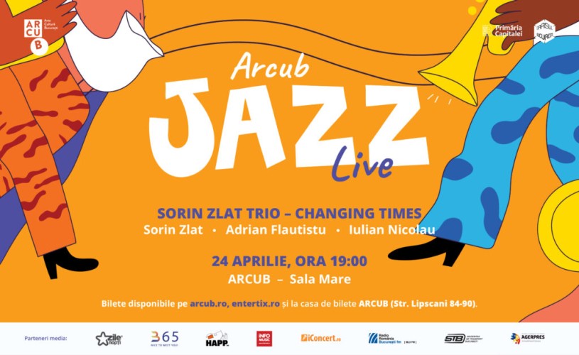 Sorin Zlat Trio la ARCUB Jazz Live pe 24 Aprilie