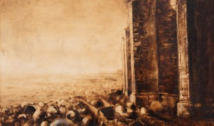Trei picturi de Adrian Ghenie, licitate la București