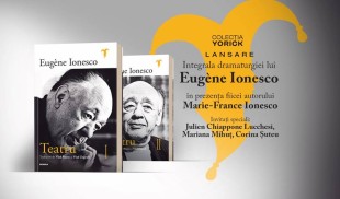 Lansarea Integralei Dramaturgiei lui Eugène Ionesco, la Cinema Elvire Popesco