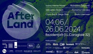 Lucrări de la opt artiști români și internaționali, în expoziția AfterLand, de pe 4 iunie 2024, la Rezidența9 din București