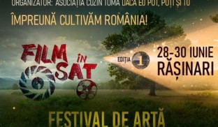 Al treilea sezon al Film în Sat, cel mai mare eveniment cultural din mediul rural debutează între 28 – 30 iunie la Rășinari, Sibiu