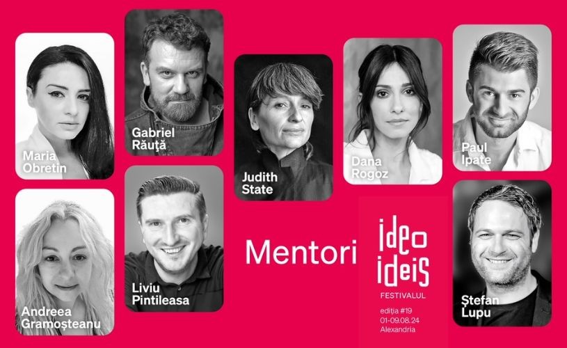 Ideo Ideis anunță mentorii și trainerii celei de-a 19-a ediții a Festivalului Național de Teatru Tânăr de la Alexandria