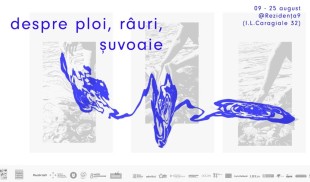Artă inspirată de ape și de actul spălării în expoziția „Despre ploi, râuri, șuvoaie…” la Rezidența9