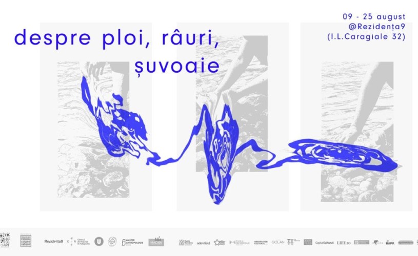 Artă inspirată de ape și de actul spălării în expoziția „Despre ploi, râuri, șuvoaie…” la Rezidența9