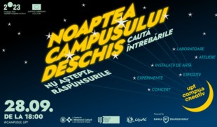 Noaptea Campusului Deschis are loc la Timișoara pe 28 septembrie 2024