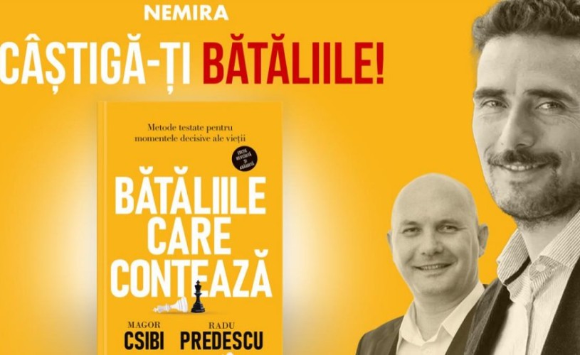 „Bătăliile care contează”, în librăriile din România