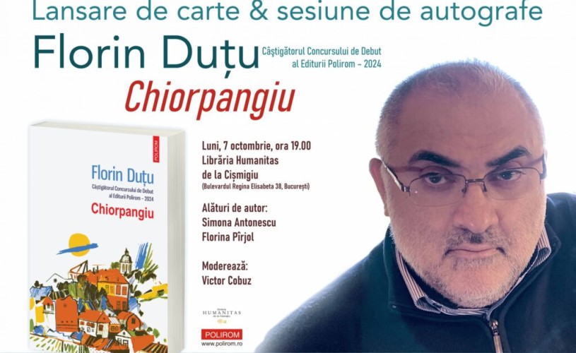 La Librăria Humanitas de la Cișmigiu se lansează „Chiorpangiu”
