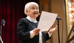 Legendara actriță Alexandrina Halic revine pe scenă alături de pianiștii Florian Mitrea și Daria Tudor pe 7 decembrie