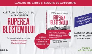 „Ruperea blestemului”, volumul lansat la 35 de ani de la Revoluția Română