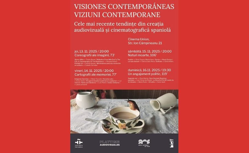 „Viziuni contemporane”, cele mai recente tendințe din creația cinematografică și audiovizuală spaniolă