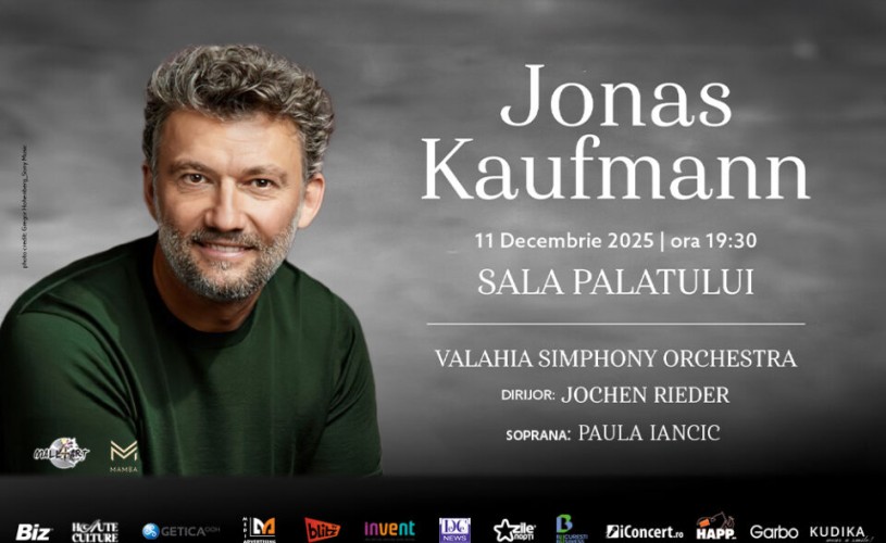 Tenorul Jonas Kaufmann, una dintre cele mai importante voci ale operei contemporane, concertează pentru prima dată în România