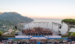 Alexandru Tomescu și vioara Stradivarius, la Villa Rufolo