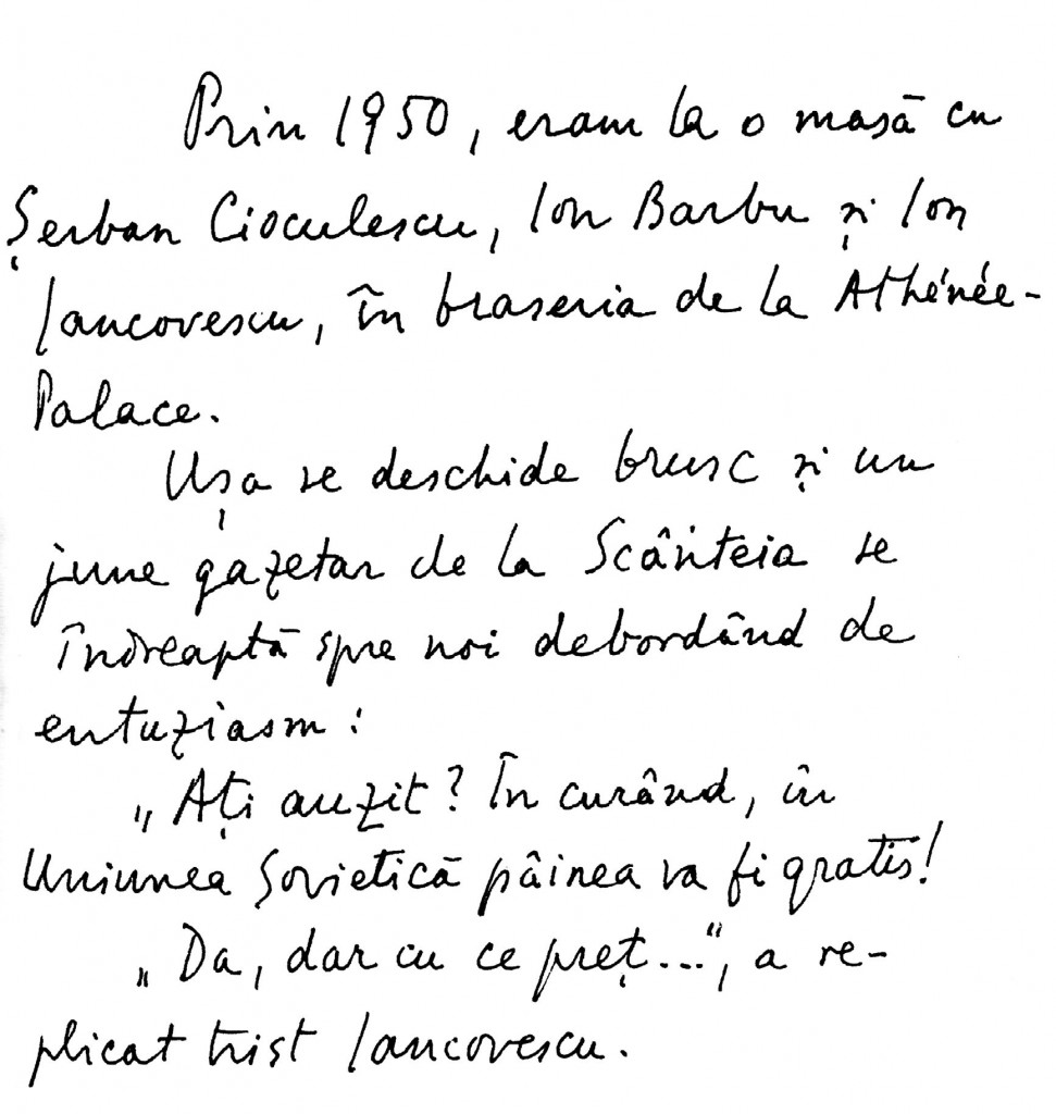 Citat Radu Beligan