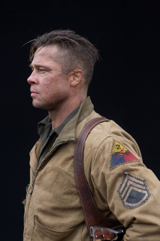 Wardaddy (Brad Pitt) in Columbia Pictures' FURY.