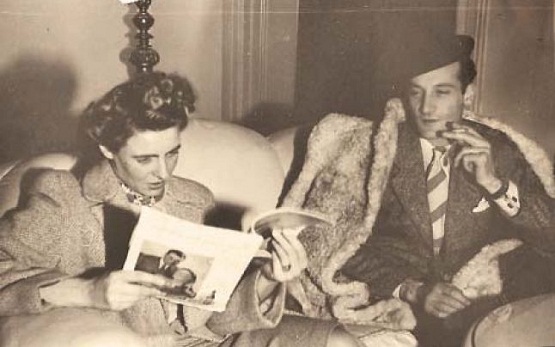 Neagu Djuvara cu soţia, la sfârşitul anilor ’40